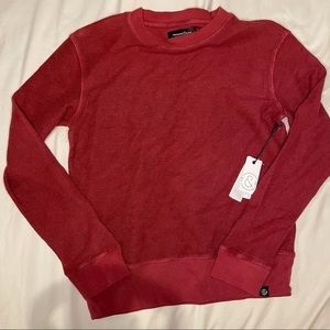 Treasure & Bond terry crew neck sweat shirt long sleeve